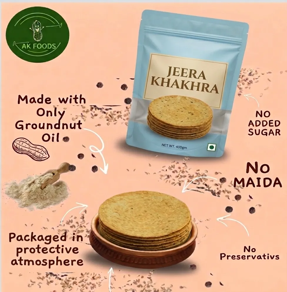 Jeera Khakhra GroundNut Oil (gm)