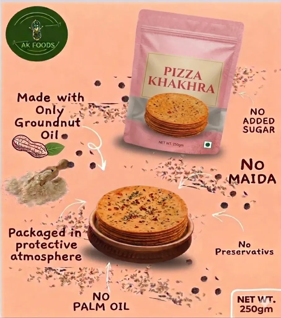 Pizza Khakhara Groundnut Oil